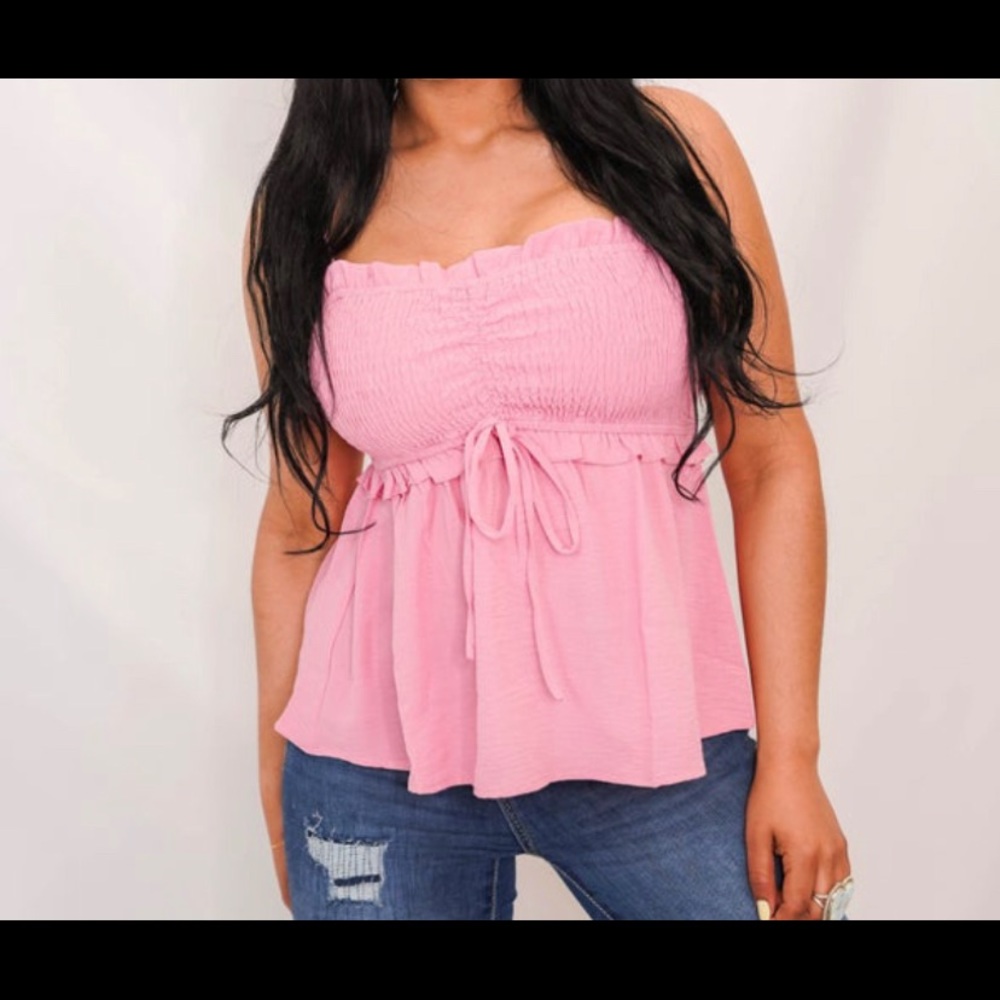 Blush tank top size medium